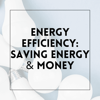 Energy Efficiency: Saving Energy & Money