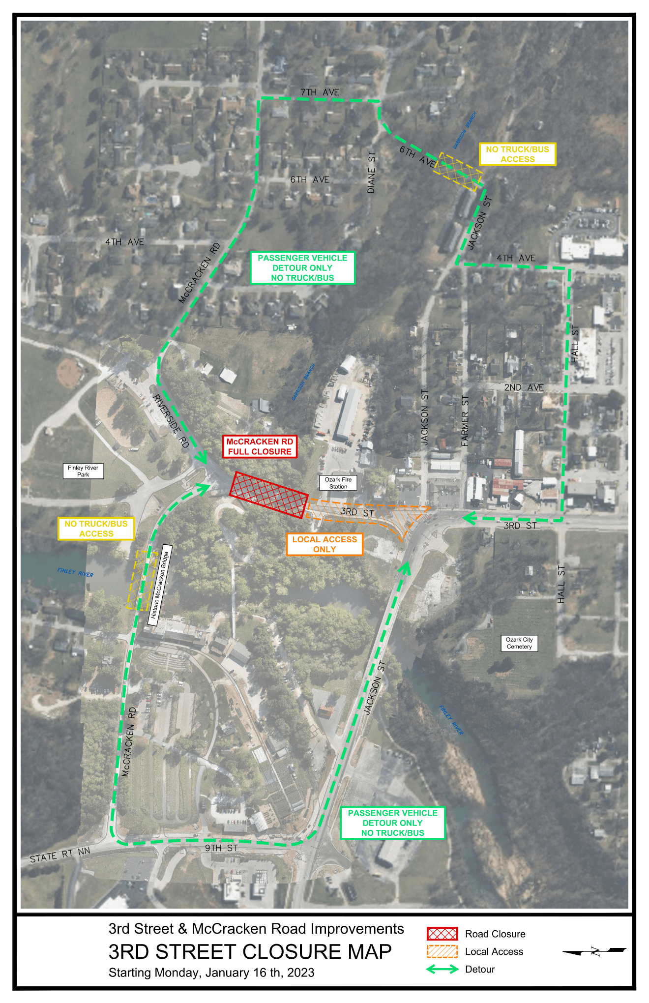 11x17 3rd Street Car Detour PHASE II