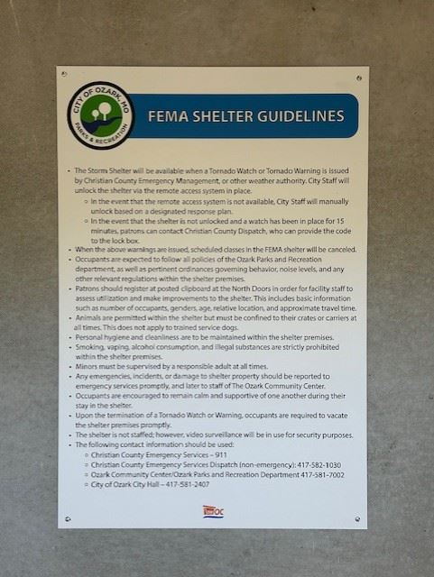 guidelines signage